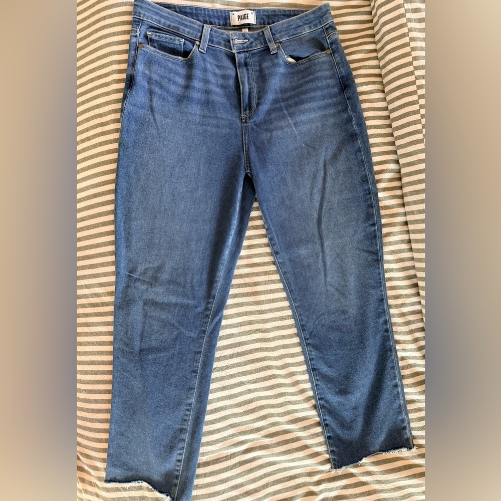 PAIGE Dark Blue Women's Skinny Jeans